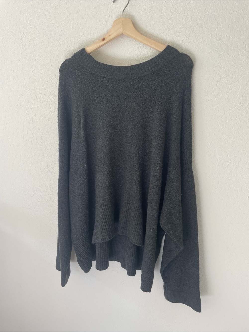 A New Day Women’s Marled Gray Crew Neck Sweater XL